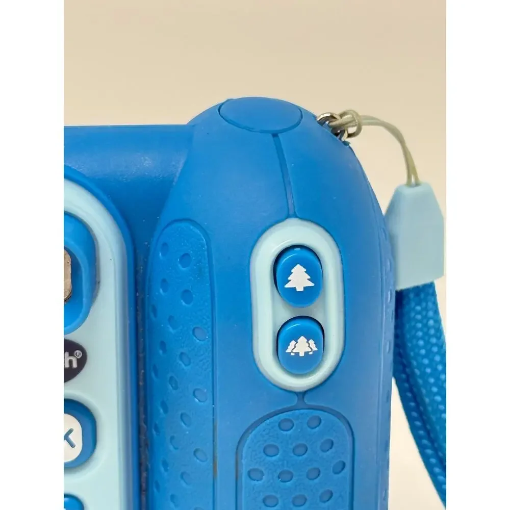 VTech KidiZoom Camera Pix Plus Blue Kids Digital 2MP 4X Zoom Case Tested Works